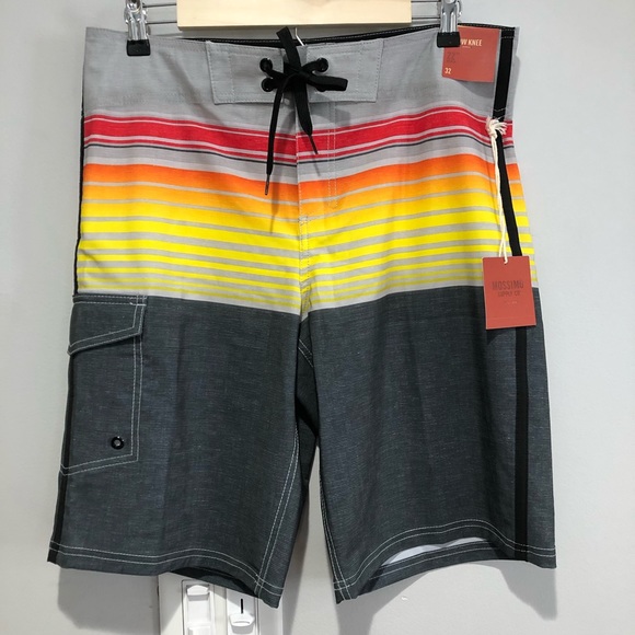 below the knee swim trunks